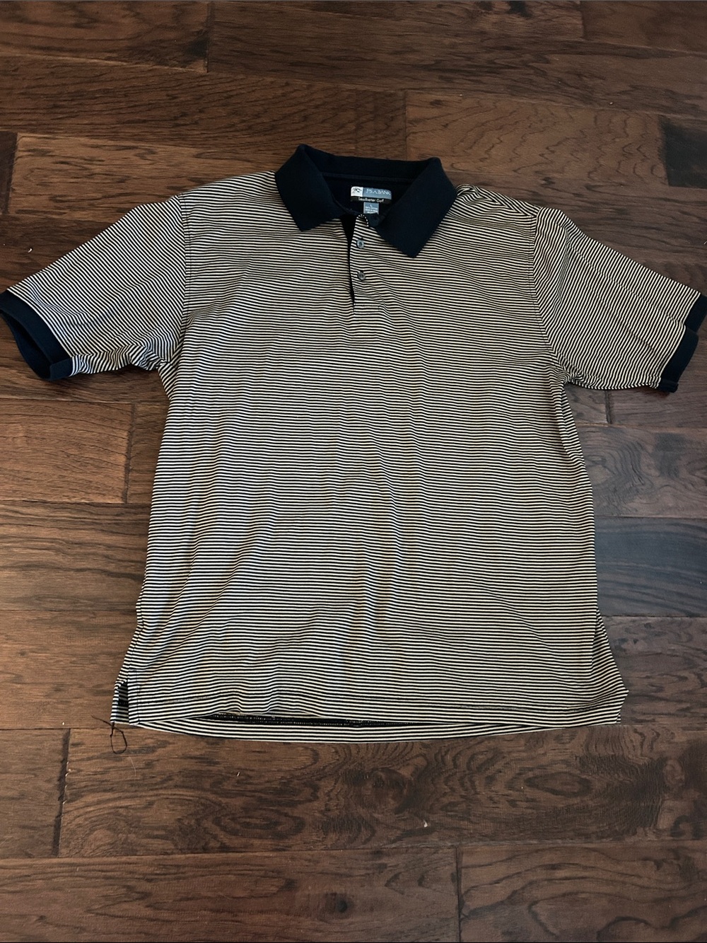 Jos. A. Bank Leadbetter Striped Golf Shirt